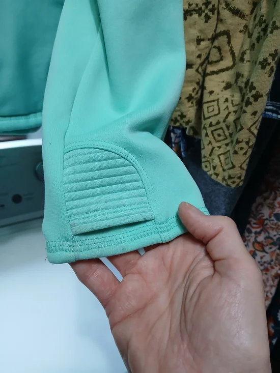 Tek Gear Mint Green Quilted Jacket with Hood - Picture 6 of 10